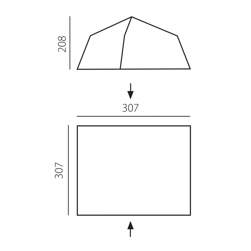 Шатер &amp;quot;Rest&amp;quot; зеленый/серый, Btrace