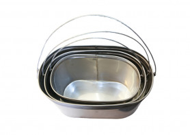 Котел Век с крышкой 4 л овальный