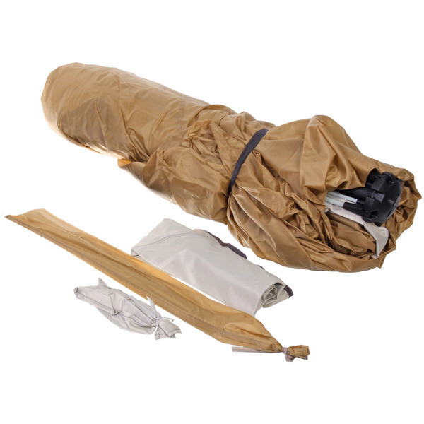 Палатка туристическая Печора-3 зонтичного типа, 200*200*135 см, бежевая