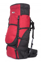 Рюкзак туристический Хальмер 4, с латами, черный-вишня, 120 л, ТАЙФ