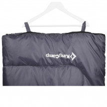 Спальный мешок Oxygen +8С серый, правый King Camp