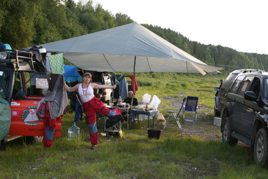 Тент Век 5х4,5 костровой