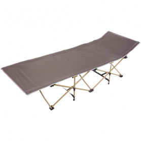 Раскладушка кемпинговая складная 188*66*45 см, серая