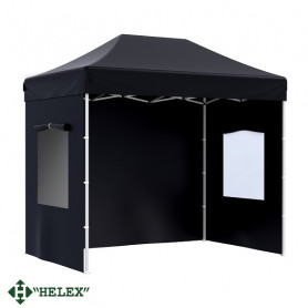 Тент-шатер Helex 24322, (раскладывается гармошкой) 3х2х3м полиэстер, черный