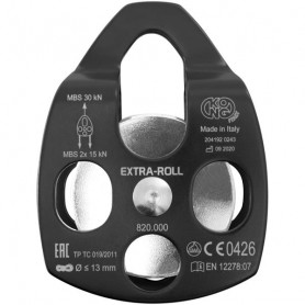 Блок-ролик одинарный Extra Roll, алюминиевый, KONG