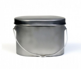 Котелок низкий 9,5 л титановый крышка без ручек Роза Ветров